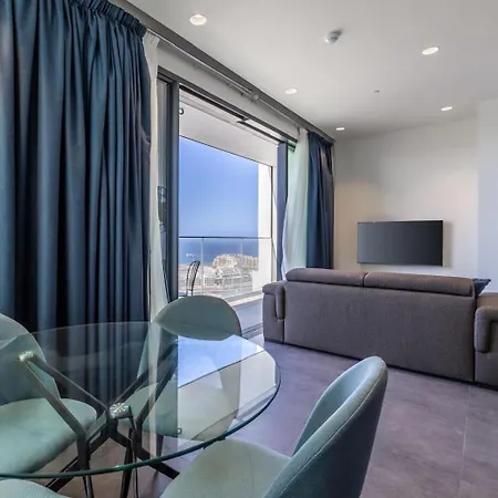 아파트 Lux Apt With Breathtaking Views In Mercury Towers By 360 Estates Saint Julian's